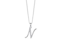 Preciosa Stříbrný náhrdelník písmeno "N" 5380 00N (řetízek, přívěsek)