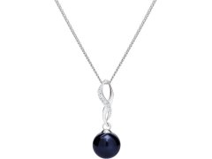 Preciosa Tajemný stříbrný náhrdelník s pravou perlou Vanua 5304 20