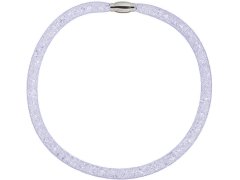 Preciosa Třpytivý náhrdelník Scarlette fialový 7250 56