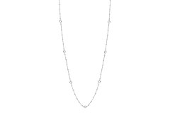 Rosato Dlouhý stříbrný náhrdelník s kroužky na přívěsky Storie RZC050