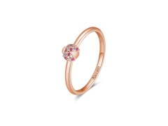 Rosato Jemný bronzový prsten s beruškou Allegra RZA020 58 mm