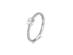 Rosato Krásný stříbrný prsten pro štěstí Allegra RZA021 58 mm