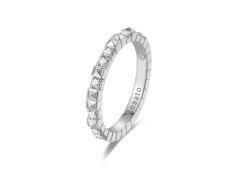 Rosato Originální stříbrný prsten se zirkony Cubica RZA011 54 mm