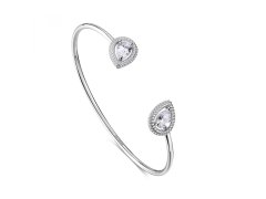 Rosato Otevřený pevný stříbrný náramek Kapka Anna RZAN17