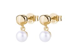 Rosato Pozlacené náušnice s&nbsp;pravou perlou Azzurra RZAZ028