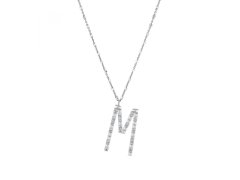 Rosato Stříbrný náhrdelník s přívěskem M Cubica RZCU13 (řetízek, přívěsek)