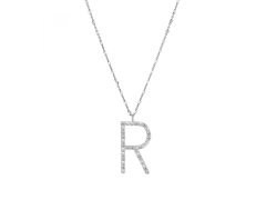 Rosato Stříbrný náhrdelník s přívěskem R Cubica RZCU18 (řetízek, přívěsek)