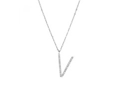 Rosato Stříbrný náhrdelník s přívěskem V Cubica RZCU22 (řetízek, přívěsek)