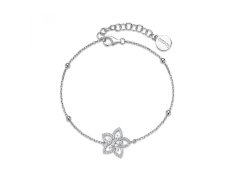 Rosato Stříbrný náramek Květina s&nbsp;kubickými zirkony Gaia RZGA88