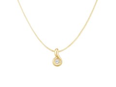 Rosefield Elegantní pozlacený náhrdelník Wave JNWPG-J1307