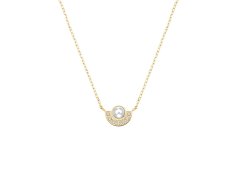 Rosefield Elegantní pozlacený náhrdelník s&nbsp;perlou JNPCG-J1292