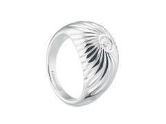 Rosefield Luxusní ocelový prsten s&nbsp;krystaly Solitaire JRBT 54 mm