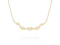 Rosefield Luxusní pozlacený náhrdelník JNWCG-J1308