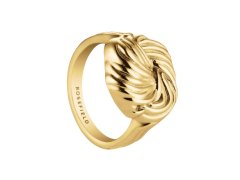 Rosefield Luxusní pozlacený prsten Uzel Statement JRSK 54 mm