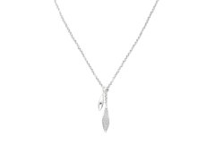 Rosefield Ocelový flexibilní náhrdelník s&nbsp;krystaly Pavé JNPLS-J1234