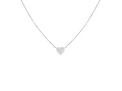 Rosefield Ocelový náhrdelník Srdíčko se zirkony Pavé JNPHS-J1320