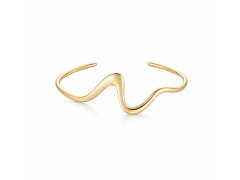 Rosefield Otevřený pevný náramek z&nbsp;pozlacené oceli JBWBG-J1302