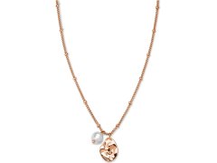 Rosefield Růžově zlacený náhrdelník s přívěsky Toccombo JTNPRG-J447