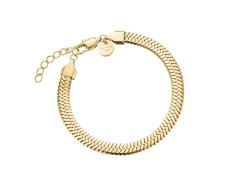 Rosefield Výrazný pozlacený náramek Hádek JBLSG-J1189