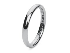 S´Agapo Dámský snubní prsten z&nbsp;oceli For Love SFV35 54 mm