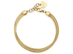 S´Agapo Dvojitý pozlacený náramek Hádek Chunky SHK119