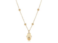S´Agapo Luxusní náhrdelník Hamsa - Ruka Fátimy Witch SWH08