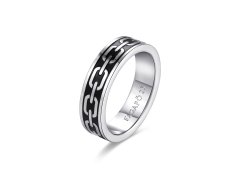 S`Agapõ Masivní ocelový prsten pro muže Ripple SRP37 61 mm