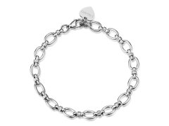 S´Agapo Moderní ocelový náramek Chunky SHK116