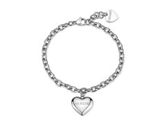 S´Agapo Ocelový náramek s&nbsp;textem No filter Be My Always SBM97