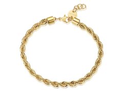 S´Agapo Pozlacený náramek z&nbsp;oceli Valis Ripple SRP93