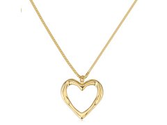 S´Agapo Pozlacený náhrdelník se srdíčkem Emotion SMO02