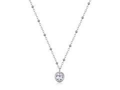 S´Agapo Slušivý ocelový náhrdelník s&nbsp;přívěskem Aurora SAR56
