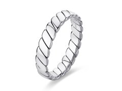 S´Agapo Stylový dámský prsten z&nbsp;oceli For Love SFV43 54 mm