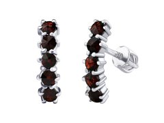 Silvego Stříbrné náušnice Barno s Brilliance Zirconia SILVEGOB380188SEGR