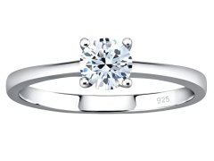 Silvego Stříbrný prsten MADISON se Swarovski Zirconia JJJR2339sw 56 mm