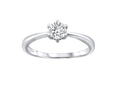 Silvego Stříbrný prsten SOPHIA se Swarovski® Zirconia JJJR0849sw 55 mm