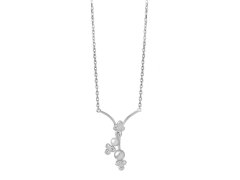 Silver Cat Okouzlující stříbrný náhrdelník s perličkami SC313