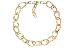 Skagen Masivní pozlacený náhrdelník Anja Pebble SKJ5008710