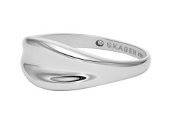 Skagen Moderní ocelový prsten pro ženy Anja Pebble SKJ1850040 53 mm