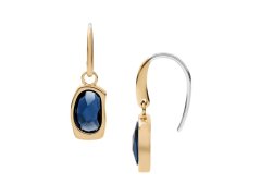 Skagen Okouzlující pozlacené náušnice Sofie Sea Glass SKJ1885710