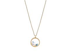Skagen Originální pozlacený náhrdelník Freshwater Pearl SKJ1718710