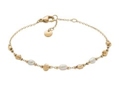 Skagen Pozlacený náramek s&nbsp;perlami Agnethe SKJ1880710