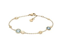 Skagen Elegantní pozlacený náramek Sofie Sea Glass SKJ1896710