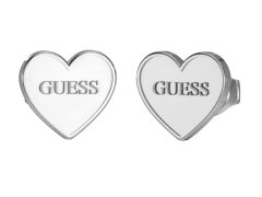Guess Slušivé ocelové náušnice Srdce JUBE02171JWRHT/U