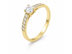 Soliter Dámský prsten s&nbsp;krystaly 229 001 00668 51 mm