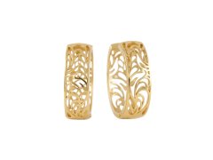 Soliter Elegantní pozlacené kruhy 431 001 02807 05