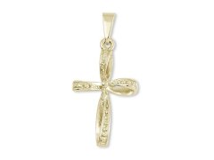 Soliter Jemný zlatý přívěsek křížek 241 001 01087