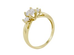 Soliter Krásný zásnubní prsten ze žlutého zlata 229 001 00927 00 52 mm