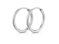Soliter Kruhové náušnice z&nbsp;bílého zlata 231 001 00487 07