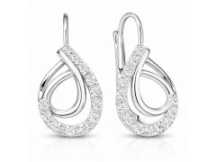 Soliter Náušnice z&nbsp;bílého zlata s&nbsp;krystaly 239 001 01065 07